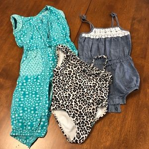 DONATED Baby girl bundle with Gymboree swimsuit